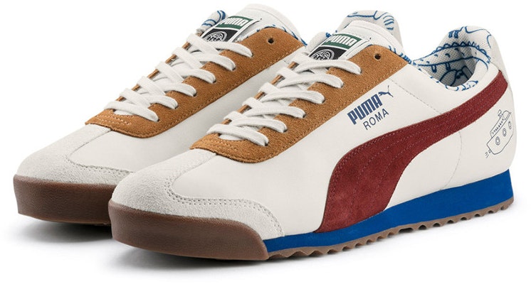 PUMA Roma Tyakasha 復古百搭 低筒 運動休閒鞋 男女共款 米白色 Lookbook PUMA Roma Tyakasha 復古百搭 低筒 運動休閒鞋 男女共款 米白色