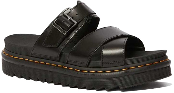 Dr.Martens 馬汀博士 Ryker 皮革 簡約時尚 厚底拖鞋 男女同款 黑色 Order Dr.Martens 馬汀博士 Ryker 皮革 簡約時尚 厚底拖鞋 男女同款 黑色