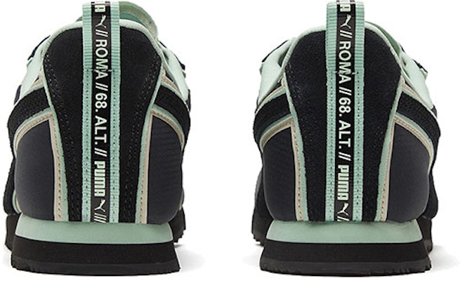 Buy Puma Roma Alt Black Green Low sneakers 371688 01 Novelship