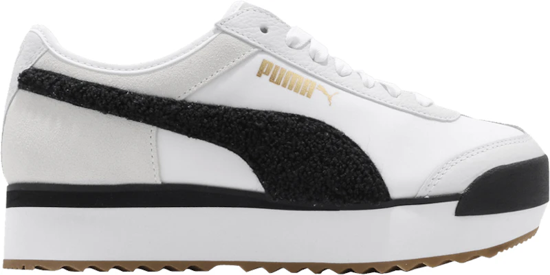 Puma roma shop women's black