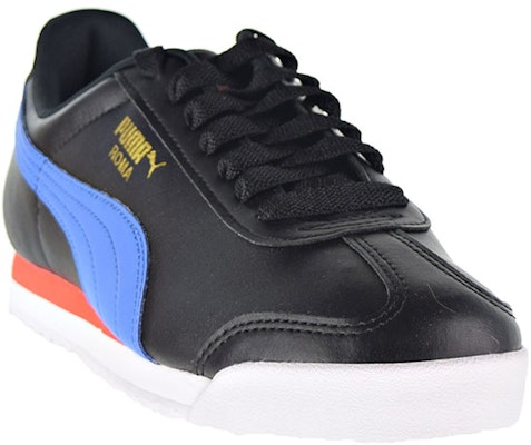 Sepatu Lari Puma Roma Basic+ Low Top Hitam/Biru 369571-10 Lookbook Sepatu Lari Puma Roma Basic+ Low Top Hitam/Biru 369571-10