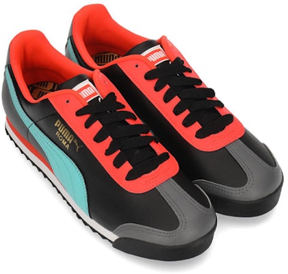 Sepatu Lari Puma Roma Basic+ Low Top Hitam/Oranye 369571-04 Lookbook Sepatu Lari Puma Roma Basic+ Low Top Hitam/Oranye 369571-04