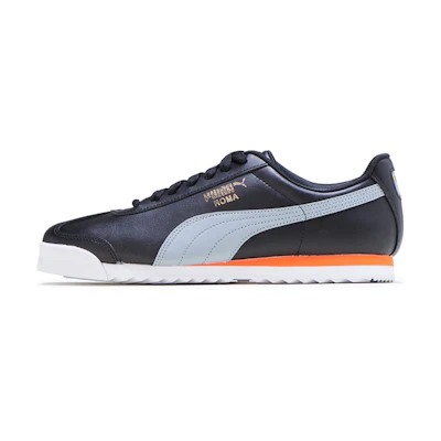 Puma Roma Basic+ 'Black White Orange'
