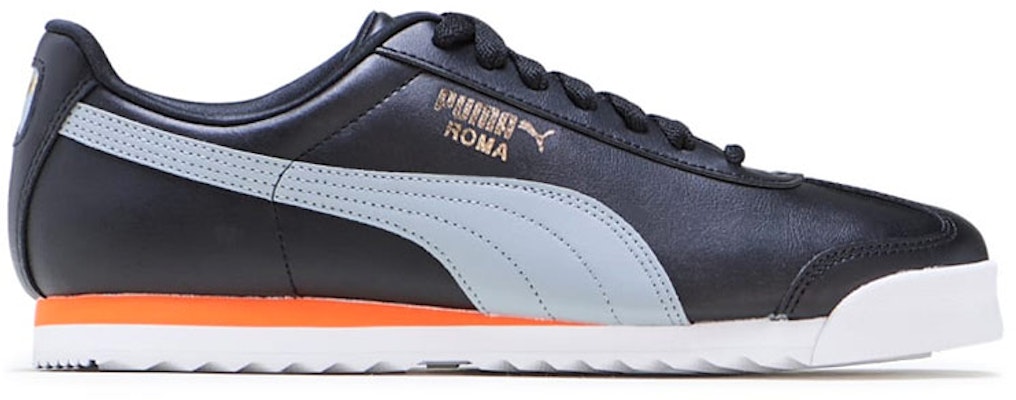 Puma Roma Basic+ 'Hitam Putih Oranye' 369571-26 Order Puma Roma Basic+ 'Hitam Putih Oranye' 369571-26
