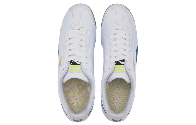 Lookbook Puma Roma 基本款跑鞋 白/蓝/黄 369571-16