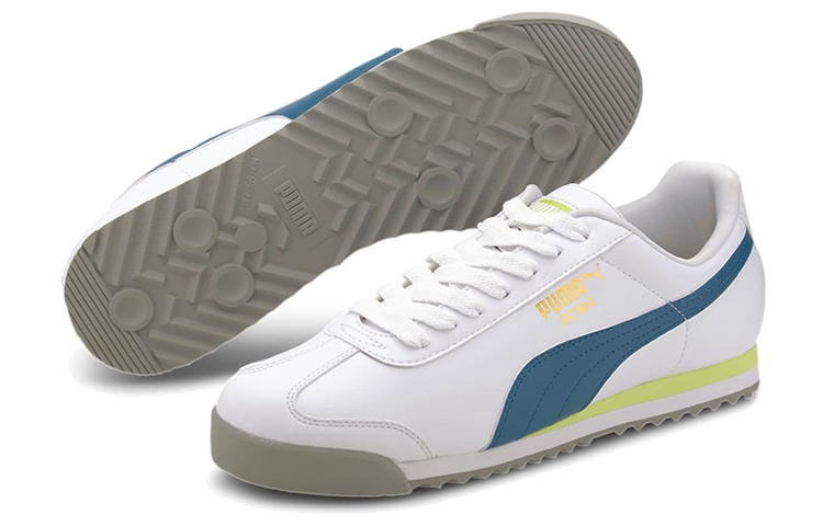 Purchase Puma Roma 基本款跑鞋 白/蓝/黄 369571-16