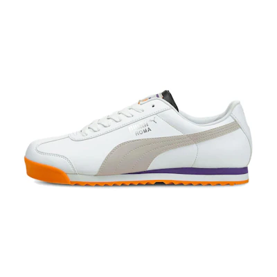 Puma Roma Basic+ 'White Orange Grey'