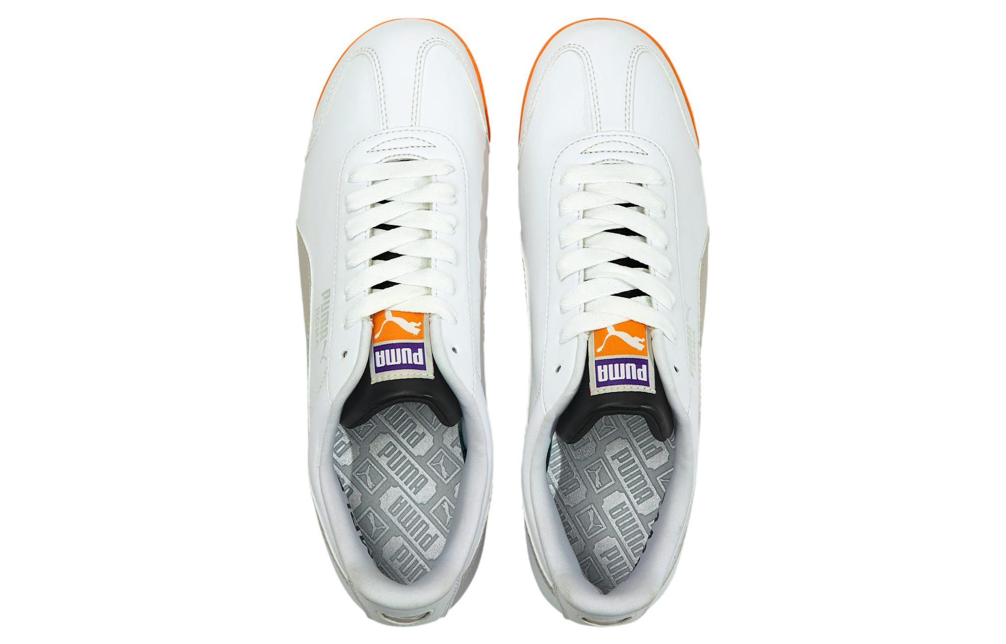 Lookbook 彪馬 Roma Basic+ 低幫訓練鞋 白橘灰