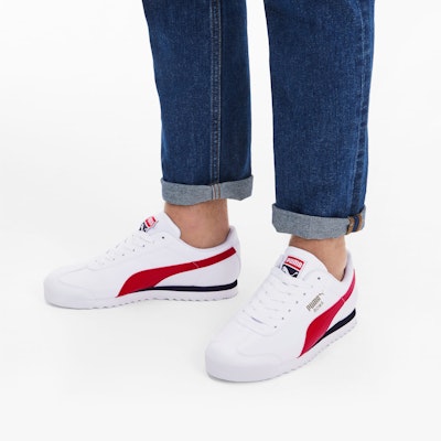 Sepatu Kasual Olahraga Puma Roma 'Putih Merah' 369571-11 Details for Sepatu Kasual Olahraga Puma Roma 'Putih Merah' 369571-11