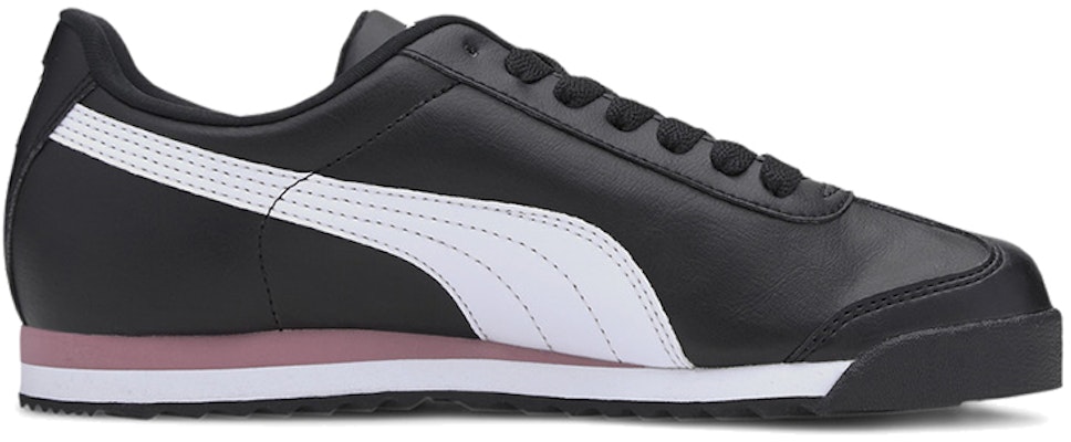 彪马 Roma Basic+ 黑/白 运动鞋 369571-20 Order 彪马 Roma Basic+ 黑/白 运动鞋 369571-20