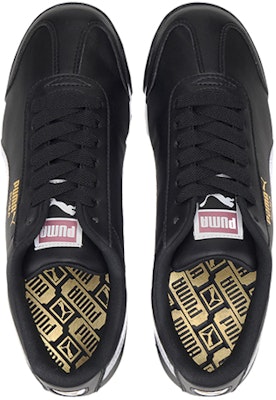 彪马 Roma Basic+ 黑/白 运动鞋 369571-20 Lookbook 彪马 Roma Basic+ 黑/白 运动鞋 369571-20