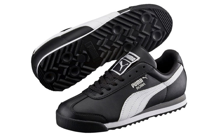 Shop Puma Roma Basic+ Kasut Larian Low Top Hitam 369571-07