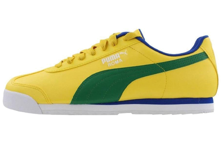 Buy プーマ ローマ ベーシック イエロー/グリーン 353572-85