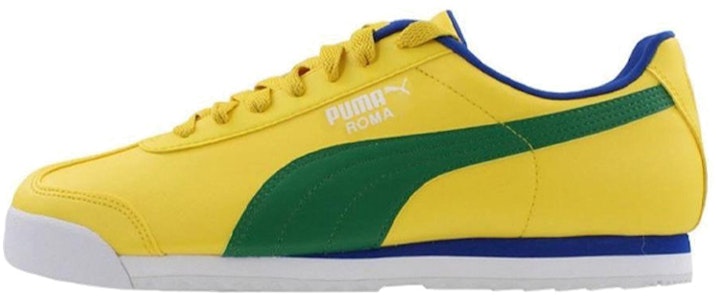 Puma Roma Basic 復古耐磨跑步鞋 黃綠 男女皆宜 Buy Puma Roma Basic 復古耐磨跑步鞋 黃綠 男女皆宜