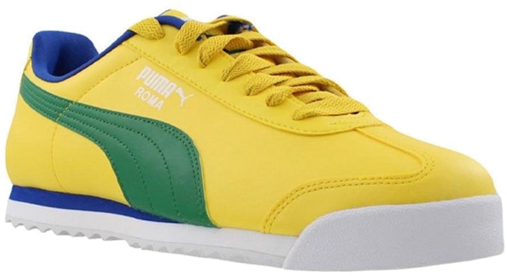 プーマ ローマ ベーシック イエロー/グリーン 353572-85 Lookbook プーマ ローマ ベーシック イエロー/グリーン 353572-85