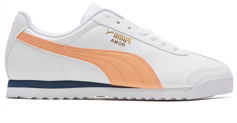 Puma Roma Basic+ White/Orange 369571-12 Order Puma Roma Basic+ White/Orange 369571-12