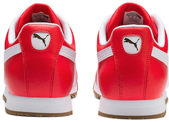 Puma Roma Básicos Zapatillas Running Blancas/Rojas 353572-96 Shop Puma Roma Básicos Zapatillas Running Blancas/Rojas 353572-96