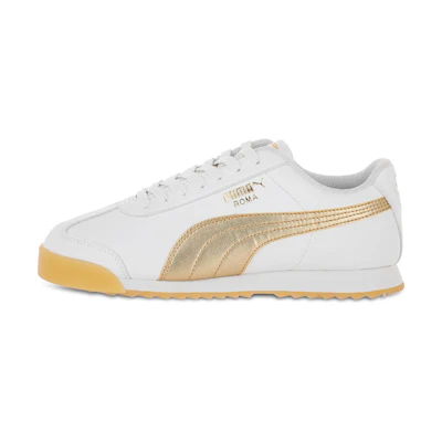 Puma Roma Basic 'White Yellow'