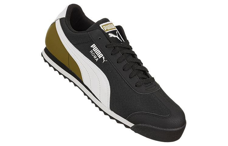 Shop Puma Roma Básico Gancho 'Negro Blanco Verde' 371845-02