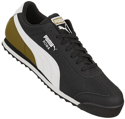 Puma Roma Básico Gancho 'Negro Blanco Verde' 371845-02 Shop Puma Roma Básico Gancho 'Negro Blanco Verde' 371845-02