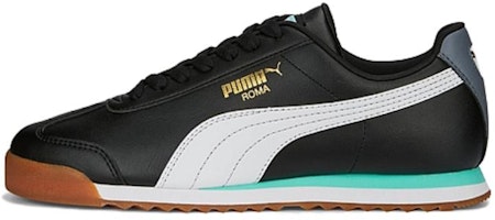 Puma Roma Basic Plus 'Black White Mint' 369571-45 Puma Roma Basic Plus 'Black White Mint' 369571-45