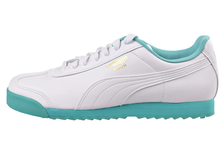 Buy Puma Roma Basic Plus 'White Turquoise' 369571-05