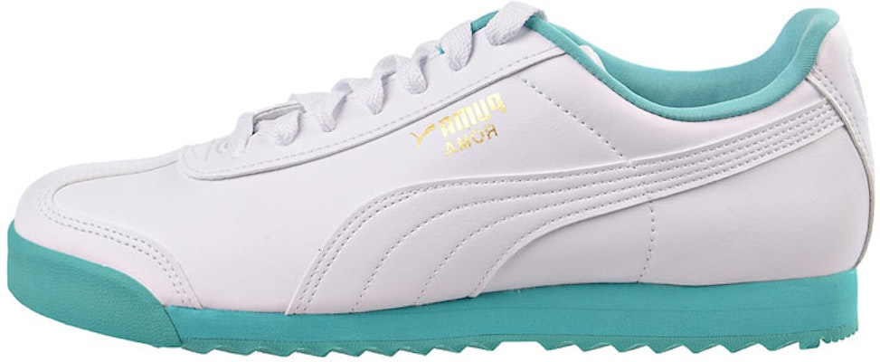 Puma Roma Basic Plus 'White Turquoise' 369571-05 Buy Puma Roma Basic Plus 'White Turquoise' 369571-05
