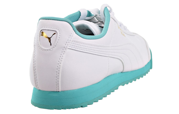 Shop Puma Roma Basic Plus 'White Turquoise' 369571-05