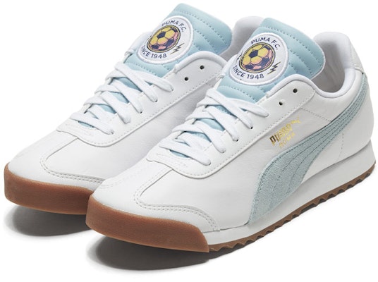 Puma Roma Classic Running Shoes White/Blue 371615-02 Purchase Puma Roma Classic Running Shoes White/Blue 371615-02