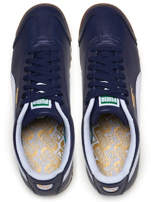 Kasut Lari Rendah Puma Roma Classic Gum Biru 366408-07 Lookbook Kasut Lari Rendah Puma Roma Classic Gum Biru 366408-07