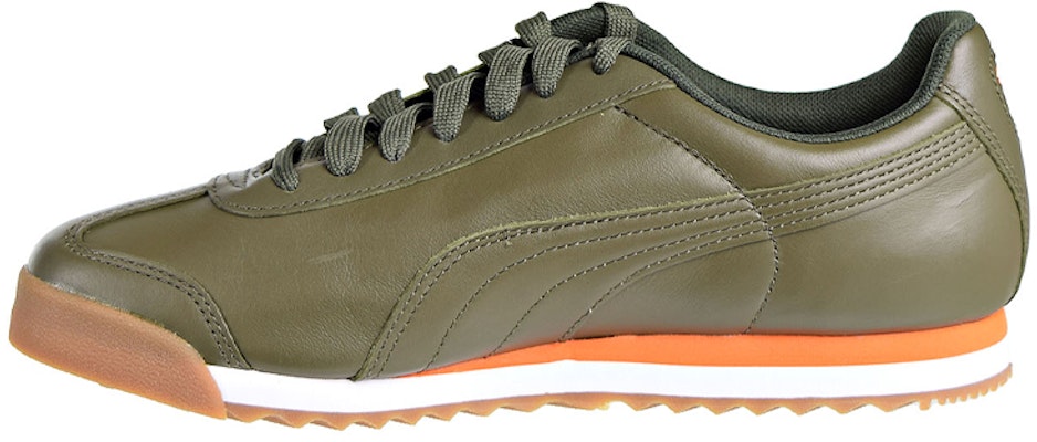 Puma Roma Classic Gum Low-top Running Shoes Green 366408-06 Buy Puma Roma Classic Gum Low-top Running Shoes Green 366408-06