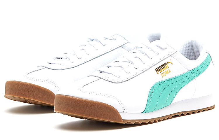 Lookbook Puma Roma Classic Gum ''Wit Groen'' 366408-04
