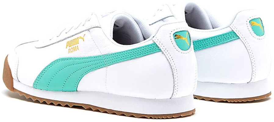 Puma Roma Classic Gum ''Wit Groen'' 366408-04 Shop Puma Roma Classic Gum ''Wit Groen'' 366408-04