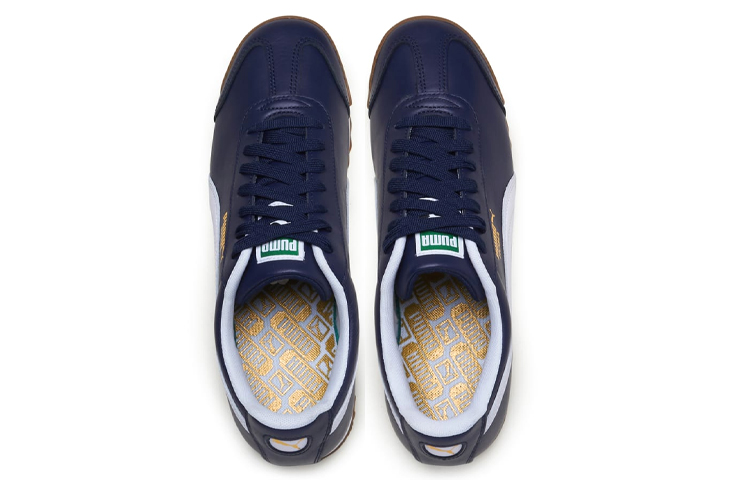 Lookbook Puma Roma Classique Gum Baskets Basses Running Bleu 366408-07