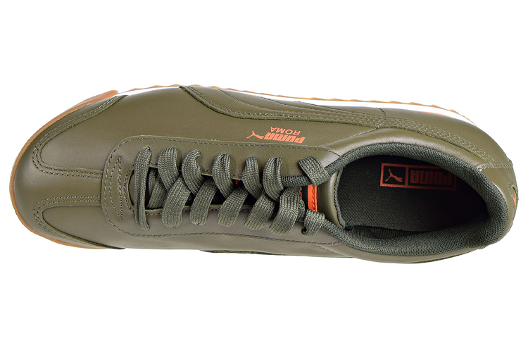 Lookbook Sepatu Lari Puma Roma Classic Gum Low-top Hijau 366408-06