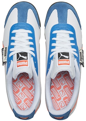 Puma Roma Klasik Olahraga 'Putih Biru' 371614-02 Shop Puma Roma Klasik Olahraga 'Putih Biru' 371614-02