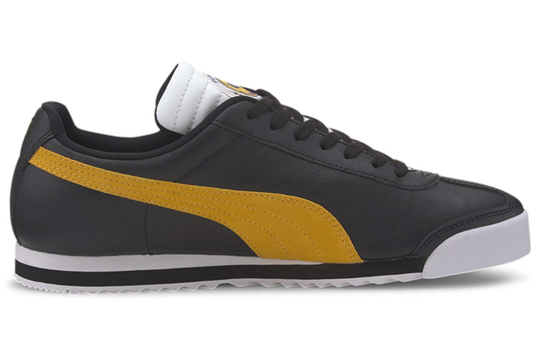 Order Puma Roma Classique Chaussures de Running Noir/Jaune 371615-01