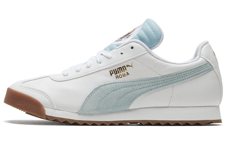 Puma Roma Classic Running Shoes White/Blue 371615-02
