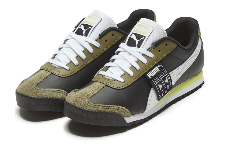 Lookbook Puma Roma Klasik Olahraga 'Hitam Coklat' 371614-01