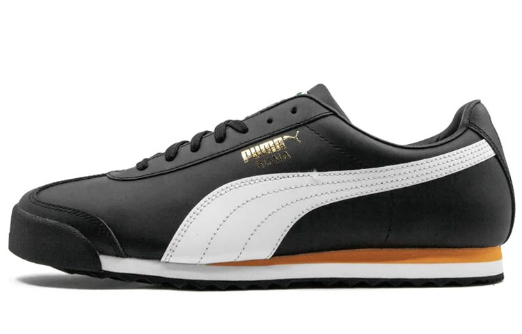 Puma Roma Classic Vtg 'Black White Orange' 369569-02