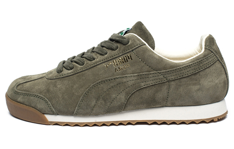 Buy Puma Roma Distressed 'Burnt Olive' Sepatu Hijau Tua 363286-03