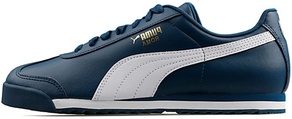 Puma Roma Kasut Larian Top Rendah Biru 369571-08 Buy Puma Roma Kasut Larian Top Rendah Biru 369571-08