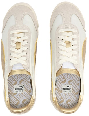 Puma Roma OG Nylon 'Metallic - Whisper White Team Gold' 390635-02 Shop Puma Roma OG Nylon 'Metallic - Whisper White Team Gold' 390635-02