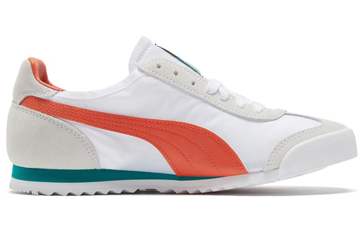 Order PUMA Roma Og 尼龍 復古休閒 低筒 跑步鞋 男女同款 白綠橙