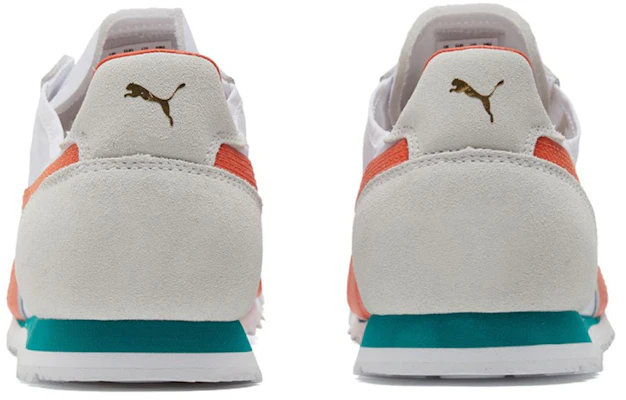 PUMA Roma Og 尼龍 復古休閒 低筒 跑步鞋 男女同款 白綠橙 Purchase PUMA Roma Og 尼龍 復古休閒 低筒 跑步鞋 男女同款 白綠橙