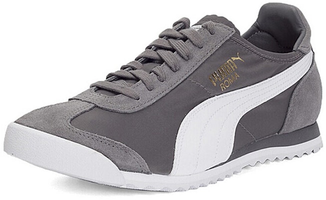 Puma Roma Og 尼龍款 輕便防滑耐磨 低筒運動訓練鞋 灰白 Shop Puma Roma Og 尼龍款 輕便防滑耐磨 低筒運動訓練鞋 灰白