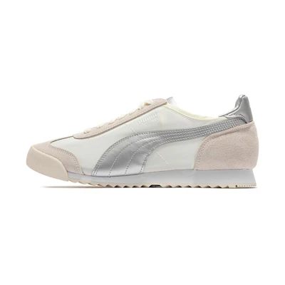 Puma Roma Nylon Metallic 'Whisper White Silver'