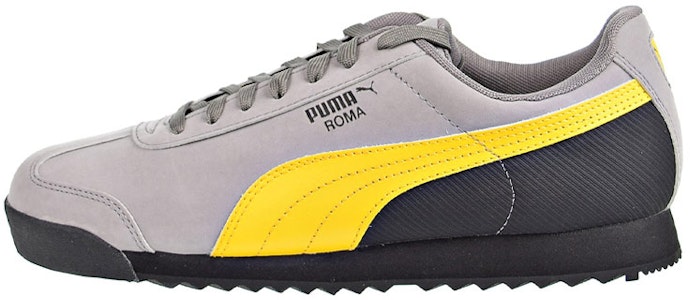 푸마 로마 레트로 누벅 그레이 옐로 블랙 (Puma Roma Retro Nubuck Grey Yellow Black) 368266-02 Buy 푸마 로마 레트로 누벅 그레이 옐로 블랙 (Puma Roma Retro Nubuck Grey Yellow Black) 368266-02