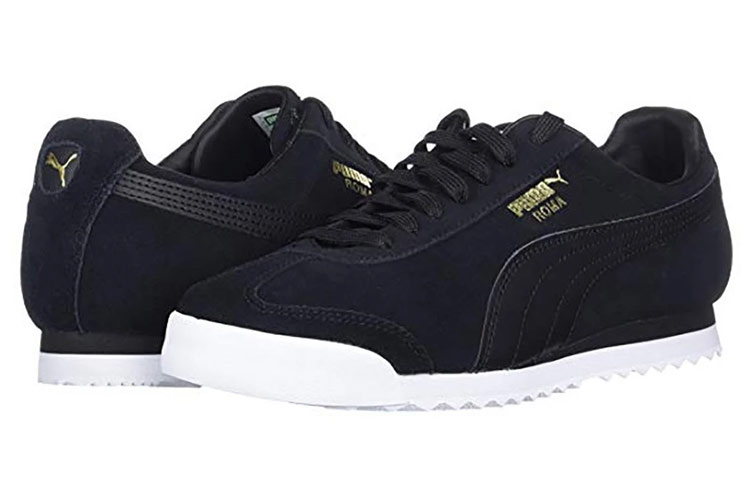 Lookbook Sepatu Lari Puma Roma Suede Hitam/Putih 365437-08