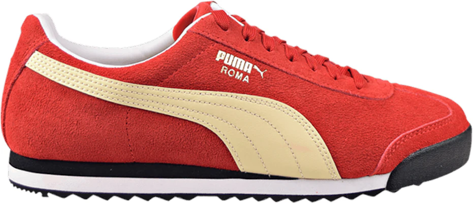 Puma roma 2025 red suede